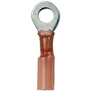Ancor 321725 Red 1/2" Fastener 8 Wire Range Heat Shrink Ring Terminals - 25 Pack
