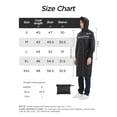 thumbnail image 4 of Mens Long Safety Raincoat with Reflective Strips & Air Vents, Waterproof Packable Rain Jacket with Hood, Lightweight for Outdoor Activities, 4 of 8