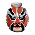 thumbnail image 2 of Sudadera con capucha con estampado gráfico de la ópera de Pekín en 3D para hombre, estilo chino, sudadera con capucha estética de la academia, sudadera con capucha de moda, 2 of 5
