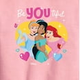 thumbnail image 2 of Disney Princess - BeYOUtiful - Valentine's Day - Boys and Girls Youth Crewneck Fleece Sweatshirt, 2 of 4