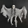 thumbnail image 5 of Skull Ghost Halloween Decorations Haunted House Horror Red, 5 of 5
