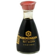 Kikkoman Sauce Soy, 5 fl oz, (Pack of 12)