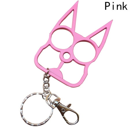 SHOPFIVE Best Choice 1 Piece Cute Cat Keychain for Girls Alloy Fashion Car Key Chain(None