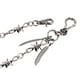 thumbnail image 3 of Cadena de Llavero Hugo Estilo Punk Plata, 3 of 9