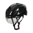 thumbnail image 3 of de casco de bicicleta con parabrisas para actividades al aire libre bicicleta de bicicleta de bicicleta Negro, 3 of 8