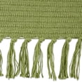 thumbnail image 3 of Contemporary Home Living Lime Green Solid Ribbed Rectangular Cotton Decorative Throw 50" x 60", 3 of 3