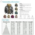 thumbnail image 2 of Men's Camouflage Print Fleece Lined Thickened Jacket with Zipper Hood - Casual Trendy Coat for Winter Outdoors, Christmas Gifts, and Adventure Trips, Ideal for Men,Camouflage,2XL, 2 of 4