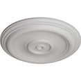 thumbnail image 3 of Ekena Millwork 12"OD x 1"P Traditional Ceiling Medallion (Fits Canopies up to 2 3/4"), Hand-Painted Ultra Pure White, 3 of 6