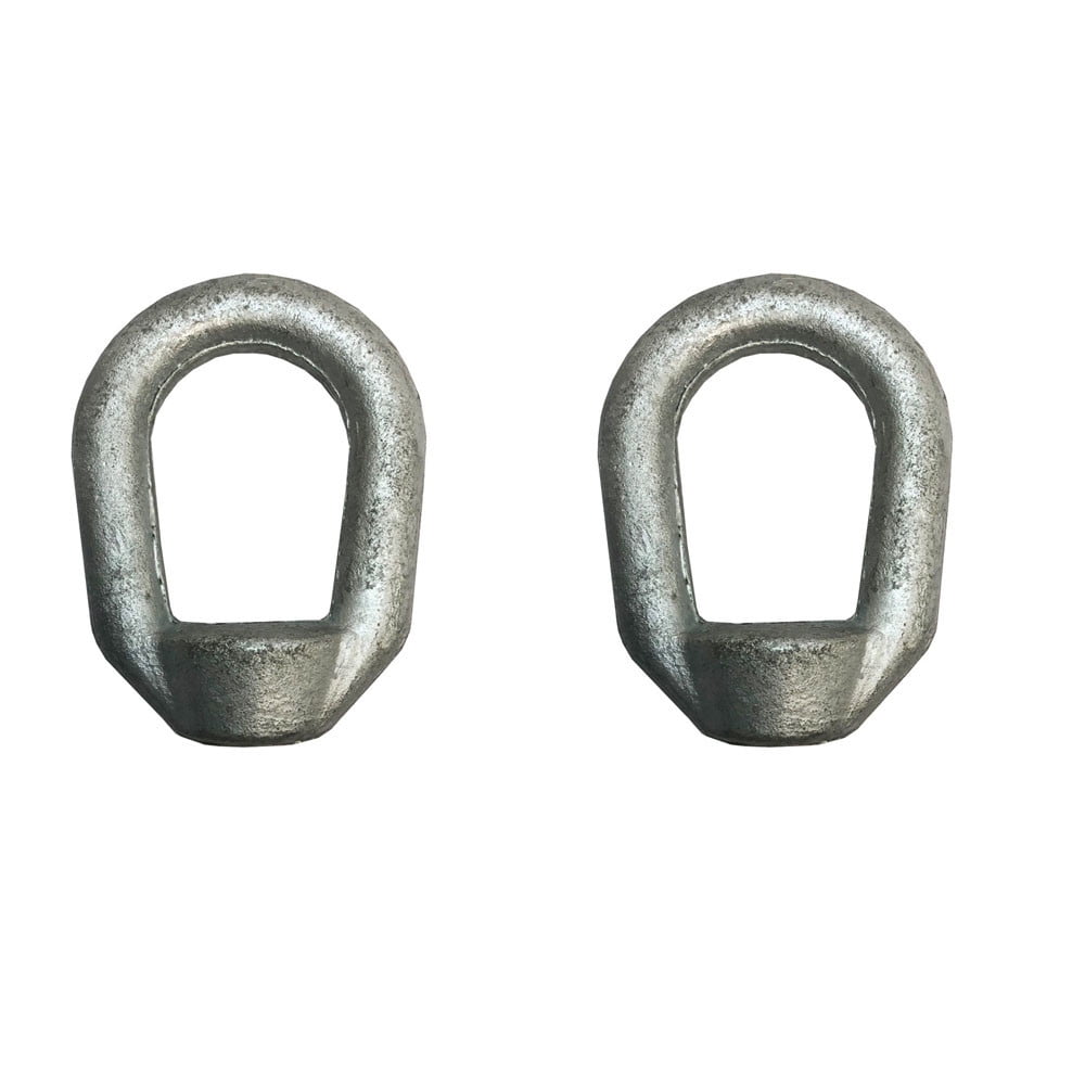 3/8 X 1/2-13 Threaded Hot Dipped Galvanized Forged Eye Nut