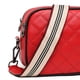 thumbnail image 2 of Bolso Bandolera Bolsa bandolera de piel auténtica con entramado de doble capa para mujer (rojo) Tmvgtek Para Estrenar, 2 of 6