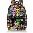 thumbnail image 1 of Sprunki Incredibox Rainbow Backpack, Large Capacity School Bag, Camping Gift (A), 1 of 2