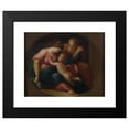 thumbnail image 2 of Follower of Angelica Kauffmann 14x12 Black Modern Framed Museum Art Print Titled - Holy Family, 2 of 5