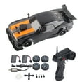 thumbnail image 2 of 1 16 RC Drift Car 4WD Luz LED De Alta Velocidad 18 Km H Control Remoto Modelo De Carreras Juguete Negro, 2 of 7