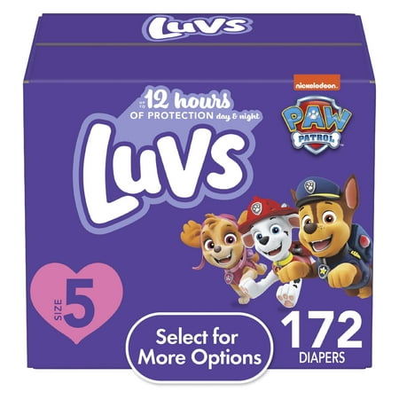 UPC: 0030772035276 | Luvs Diapers Size 5 172 Count (Select for More Options)
