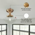 thumbnail image 6 of Design House Schoolhouse 9" Semi-Flush Mount Ceiling Light, Satin Gold, 6 of 23