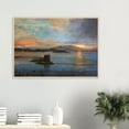 thumbnail image 3 of Castle Stalker Twilight | Signed Fine Art Prints By Scottish Artist Hunter | Unframed or Varied Frames Available, 3 of 30