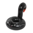 thumbnail image 1 of Soporte para taza de PVC suave, estilo Ins, resistente al agua para fiesta en la piscina (cisne negro), 1 of 5