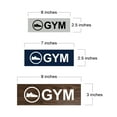 thumbnail image 5 of Basic Gym Sign (Navy Blue / White) - Small, 5 of 5
