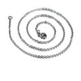 thumbnail image 4 of Stainless Steel Men Women Jewelry Snake Round Beads Chain Necklace, 4 of 5