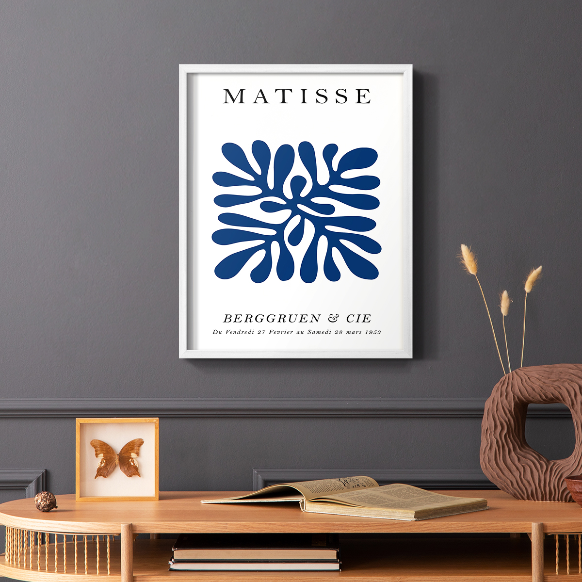 Matisse CCCI in White Solid Wood 8 x 10 Framed Print