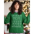 thumbnail image 3 of Tstars Women's Funny Christmas Sweatshirt Gift for Mom, Holiday Humor Xmas Party Shirt, 3 of 7