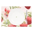 thumbnail image 2 of Strawberry Plants 4 PCs Placemats Set Linen Non-Slip Table Mat Rectangular Washable for Dining Kitchen Party 12"x18", 2 of 8