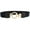 Black, variant on WAXIAYU Women' Elastic Stretch Belt with Golden Round Buckle (Black)