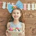 thumbnail image 6 of Deeceymbur Easter Headband with Glitter Bow Bunny Ears for Party Dress Up, 6 of 6