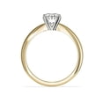 thumbnail image 2 of 1.00 Ct Brilliant Oval Shape Solitaire Genuine Diamond Beautiful Wedding Ring for her Solid 18K Yellow Gold Size 7, 2 of 6