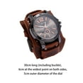 thumbnail image 4 of Reloj de pulsera Strade Fareast Limited Hip Hop para hombre Pulsera de cuero Marrón, 4 of 8