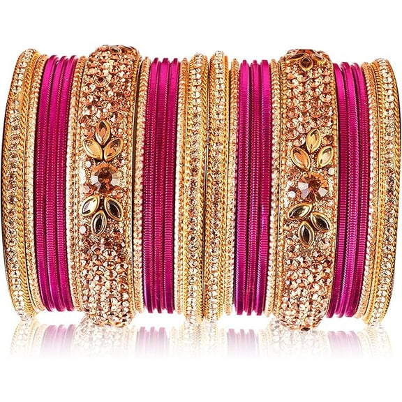 Indian Ethnic Partywear Handmade Bangles for Women – Elegant Traditional Jewelry Perfect for Weddings, Festivals & Everyday Wear