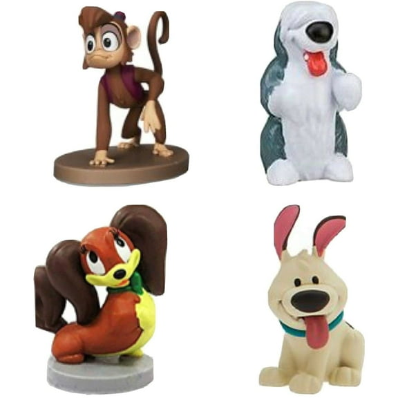 Princess Pets Max Abu Brother Fifi 4 PVC Cake Topper Figures Figurines 3”