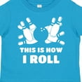 thumbnail image 4 of Inktastic How I Roll Bowling Boys or Girls Toddler T-Shirt, 4 of 5