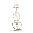 thumbnail image 2 of Luzkey Metal Violin Sculpture Ornament Craft Decor Collection Simple Figurine Ornament Modern Instrument Statue for Desk Centerpiece Small, 2 of 8