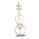 thumbnail image 2 of Escultura de violín de Metal, adorno, instrumento en miniatura, estatuilla Simple y elegante, regalo de músico, decoración artesanal para gabinete de Pequeño, 2 of 9