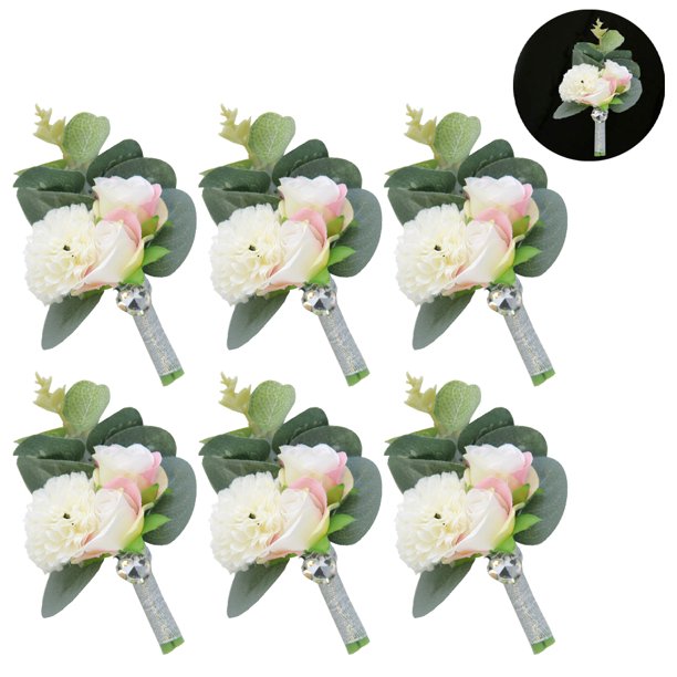Faux Rose Corsage y Corsage Set para boda fiesta de graduación Zhivalor 221916-2
