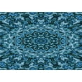 thumbnail image 1 of Ahgly Company Machine Washable Indoor Rectangle Transitional Blue Area Rugs, 8' x 12', 1 of 7