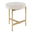 thumbnail image 1 of Tabouret de vanité contemporain Chloe, par LumiSource, 1 of 7