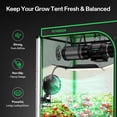 thumbnail image 3 of VIVOSUN AeroWave A6 Grow Tent Clip Fan, 6" Auto Oscillating Fan, Secure Non-Slip Clamp, Strong Air Circulating, and Low Noise, for Hydroponic Ventilation, 2-Pack, 3 of 6