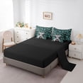 thumbnail image 3 of jejeloiu Teal Rose Cow 7-Piece Twin Bedding Sets Kids,Western Print Bedding Comforter Set,Reversible, 3 of 7