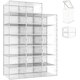 thumbnail image 1 of Paquete de 15 Cajas de Almacenamiento de Zapatos - Cajas de Zapatos de Plástico Transparente Apilable, Contenedores Plegables de Almacenamiento para Zapato Deportivos, para Todo Tipo de Calzado, 1 of 4