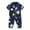 Navy, variant on Outfits for Kids Winter Short Sleeve Cartoon Prints Tops Pants 2Pcs Cute Easter Toddler Girl Outfits