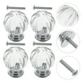 thumbnail image 2 of Miangastore Chic Light Knob Crystal Transparent 4Pcs 1.6*1.2*1.2in, 2 of 8