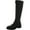 Black, variant on Naturalizer Womens Cayce Leather Lug Sole Knee-High Boots