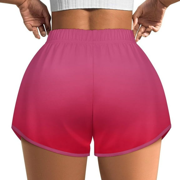 Women's Originals Shorts, Jersey Sports Shorts, Gym Shorts For Women, Rose Gradient, S, Plus Size Available