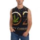 thumbnail image 1 of Fotbe 2025 And Merry Christmas Men's Camiseta sin Mangas Estampada para Hombres, Playera Casual para Gimnasio, Entrenamiento, Playa-Medium, 1 of 7
