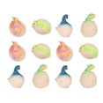 thumbnail image 2 of 12 Uds juguete a presión para apretar bolas para aliviar el estrés de elevación lenta juguete de ventilación de dinosaurio bola sensorial, 2 of 8