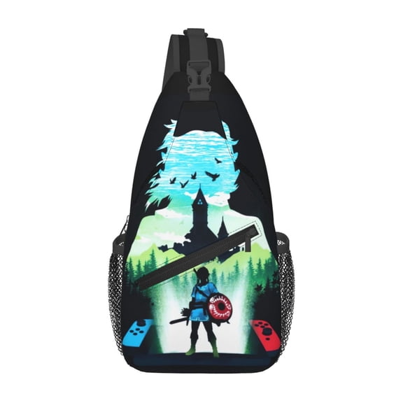 The Legend Of Zelda Sling Bag Crossbody Sling Backpack Chest Bag Daypack Purses Shoulder Bag For Women Men Travel Hiking
