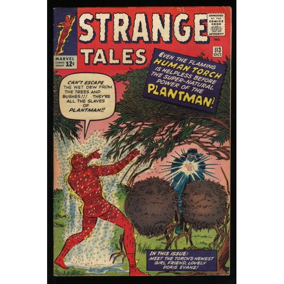 Strange Tales #113 FN+ 6.5 1st Appearance PlantMan! Comic Book