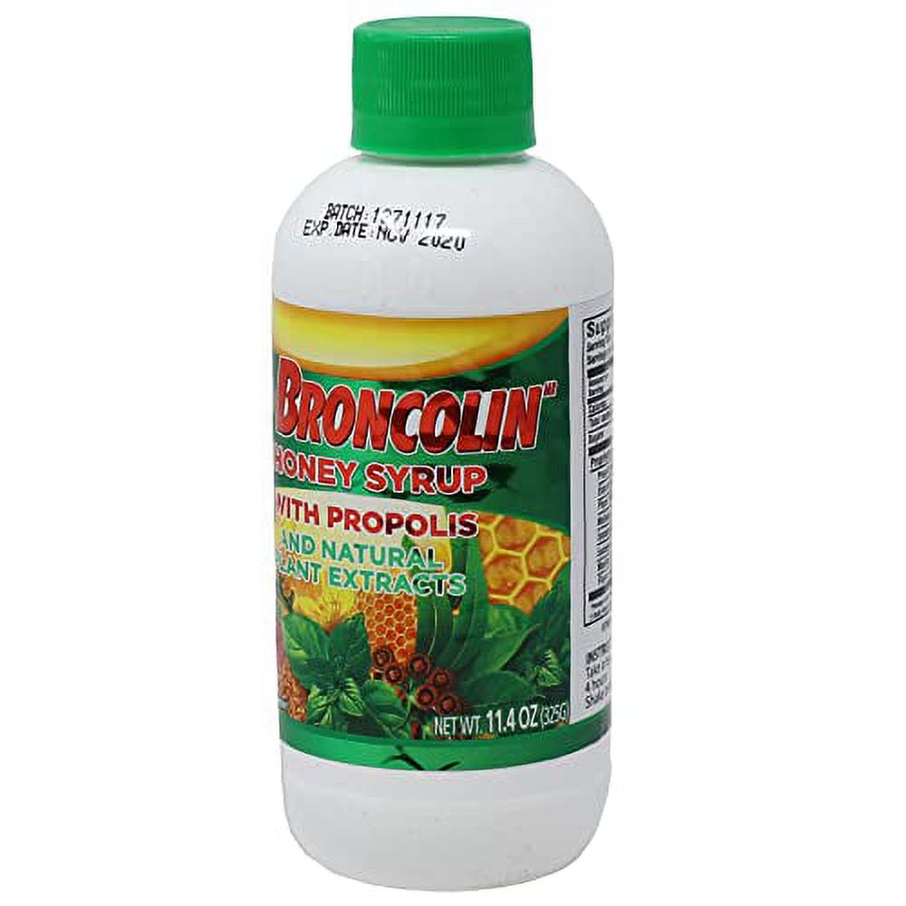 Broncolin Syrup with Propolis and Plant Extracts, Cough Relief Syrup ...